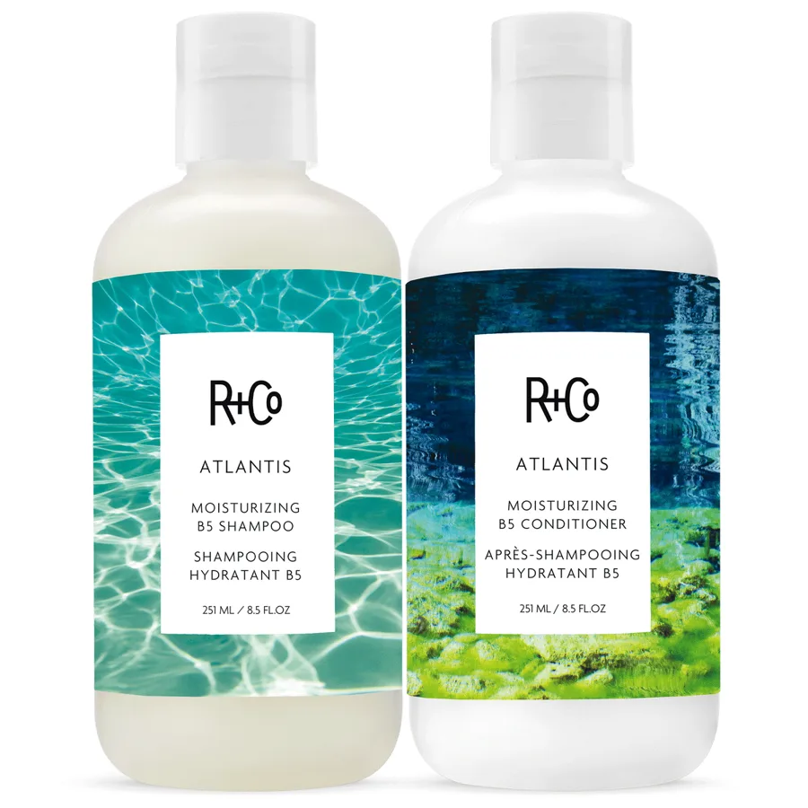 R+Co Atlantis Moisturizing B5 Shampoo + Conditioner